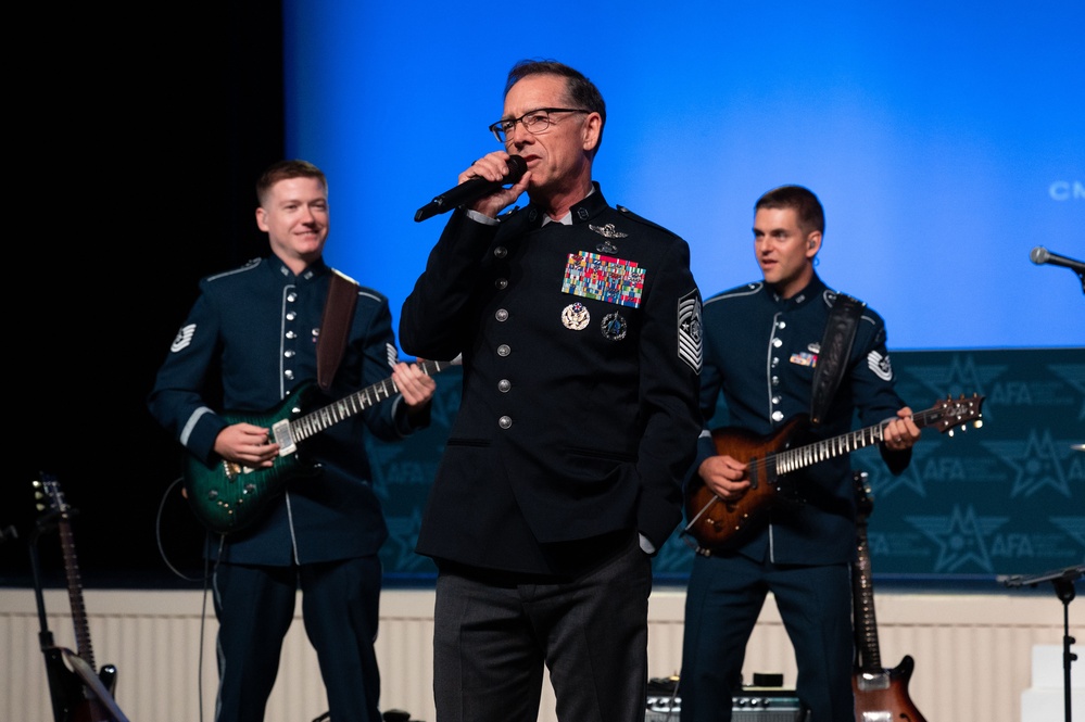 CMSSF Towberman, Max Impact perform at AFA Air, Space and Cyber Conference