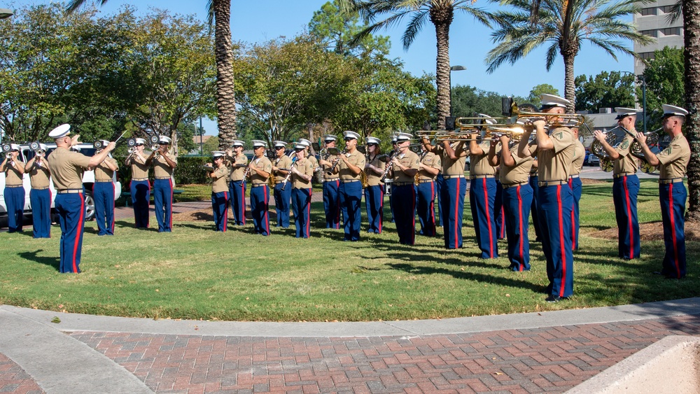 Lt. Gen. John A. Lejeune statue unveiled at Marine Corps Support Facility New Orleans