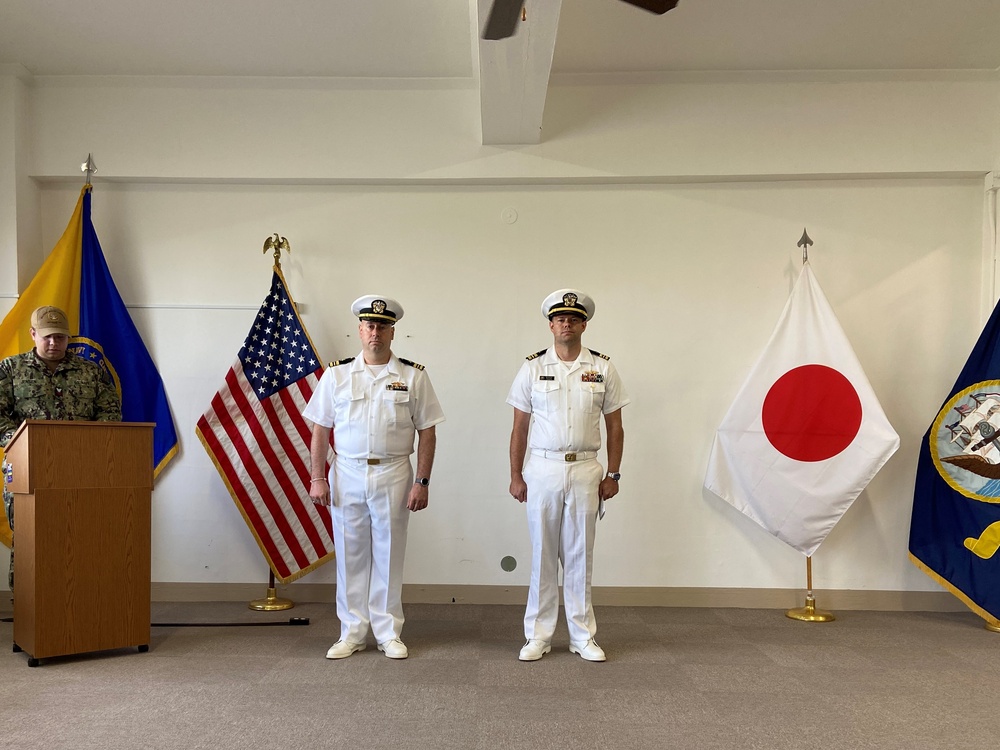 Military Sealift Command’s leadership at Yokohama operations hub changes hands during ceremony