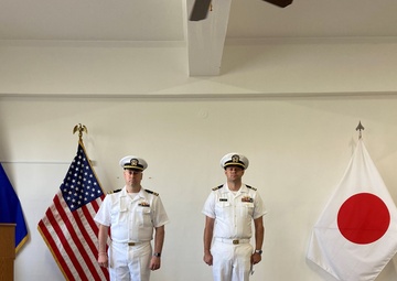 Military Sealift Command’s leadership at Yokohama operations hub changes hands during ceremony