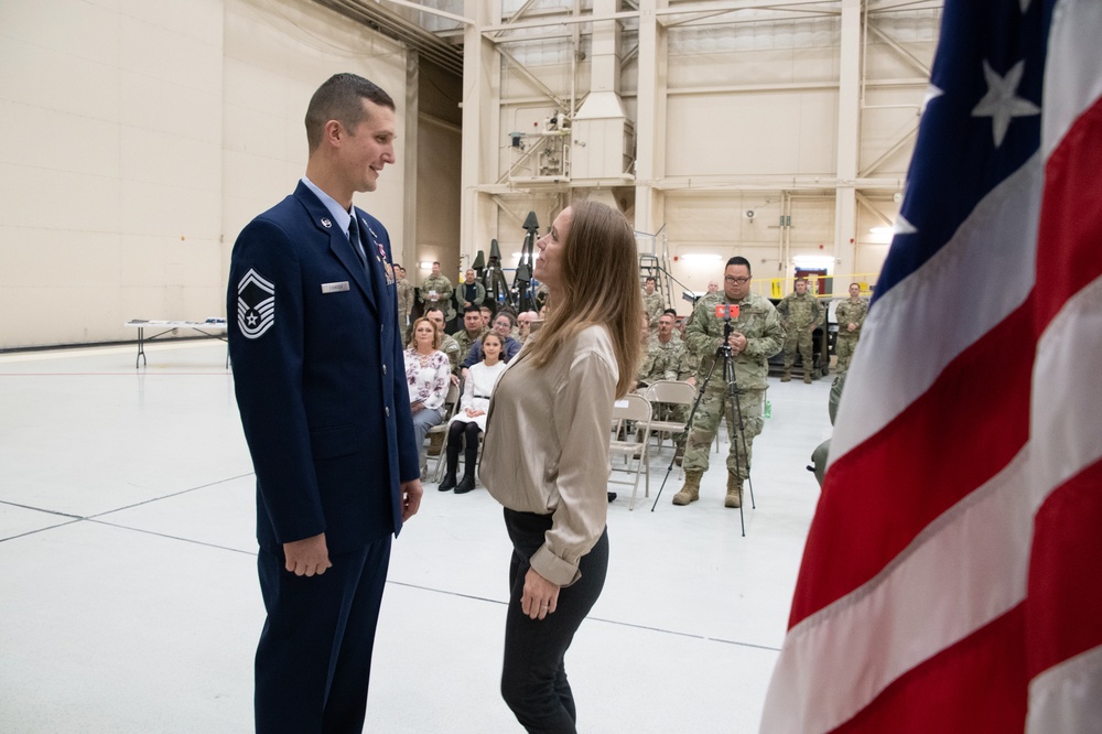 Ebinger Retires from 168th Wing