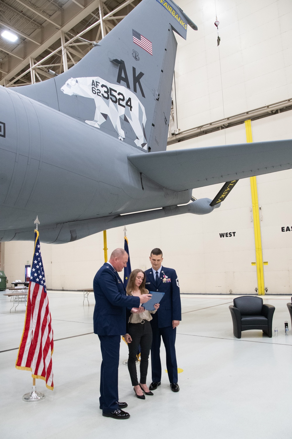 Ebinger Retires from 168th Wing