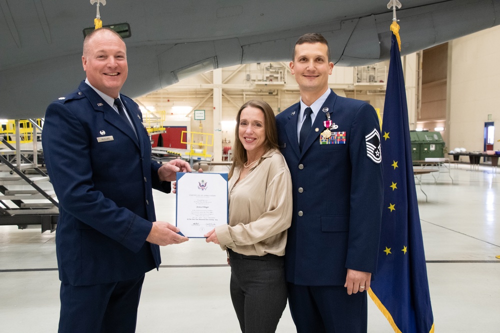 Ebinger Retires from 168th Wing