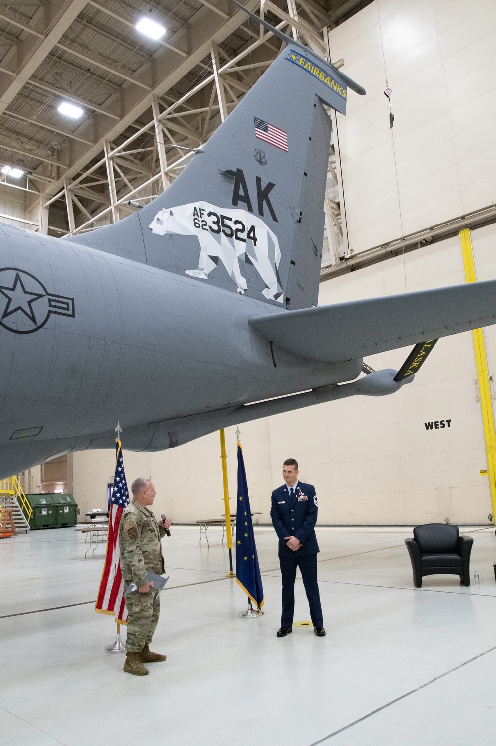 Ebinger Retires from 168th Wing