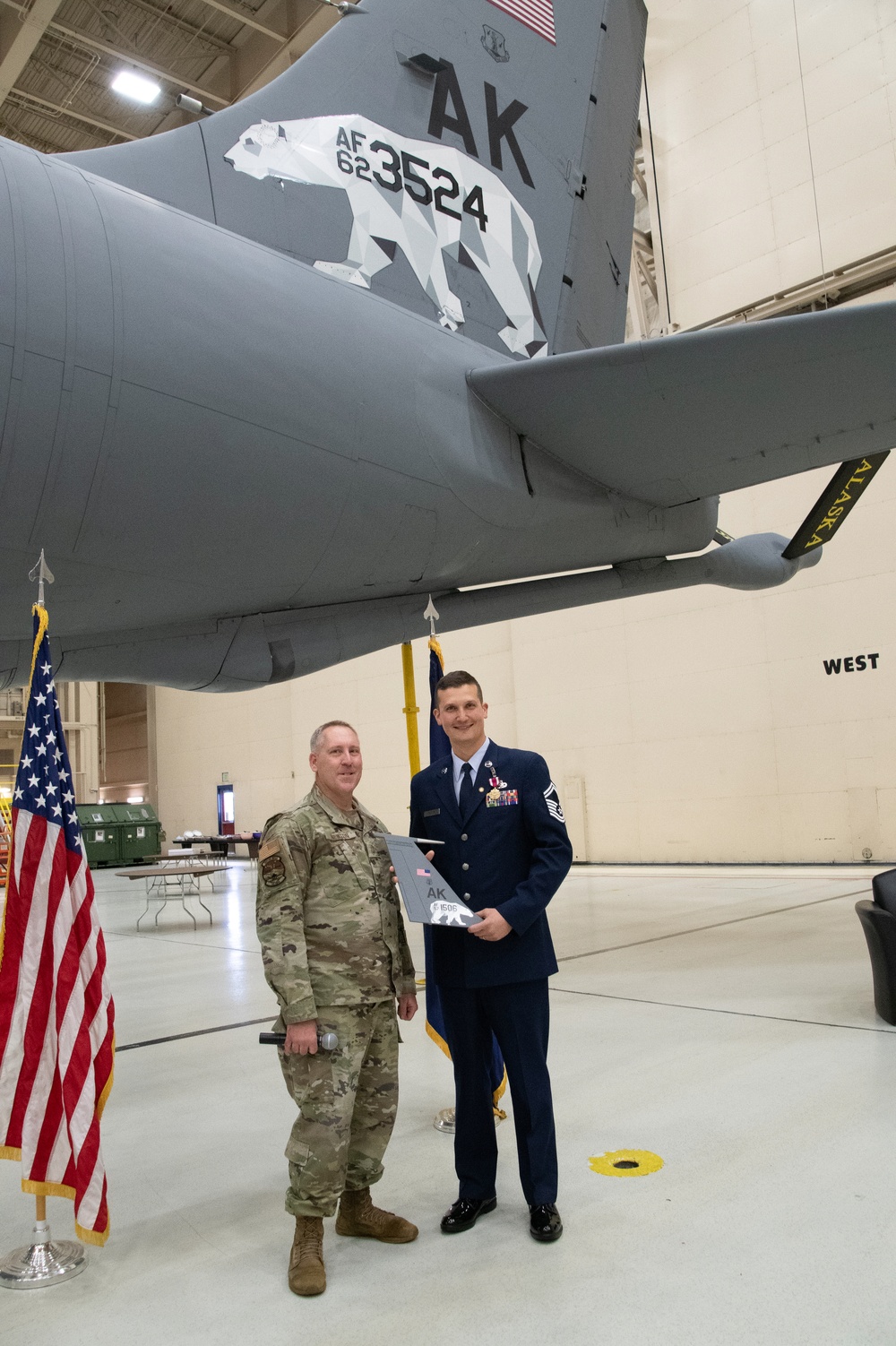 Ebinger Retires from 168th Wing