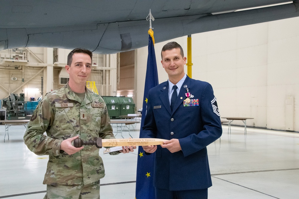 Ebinger Retires from 168th Wing