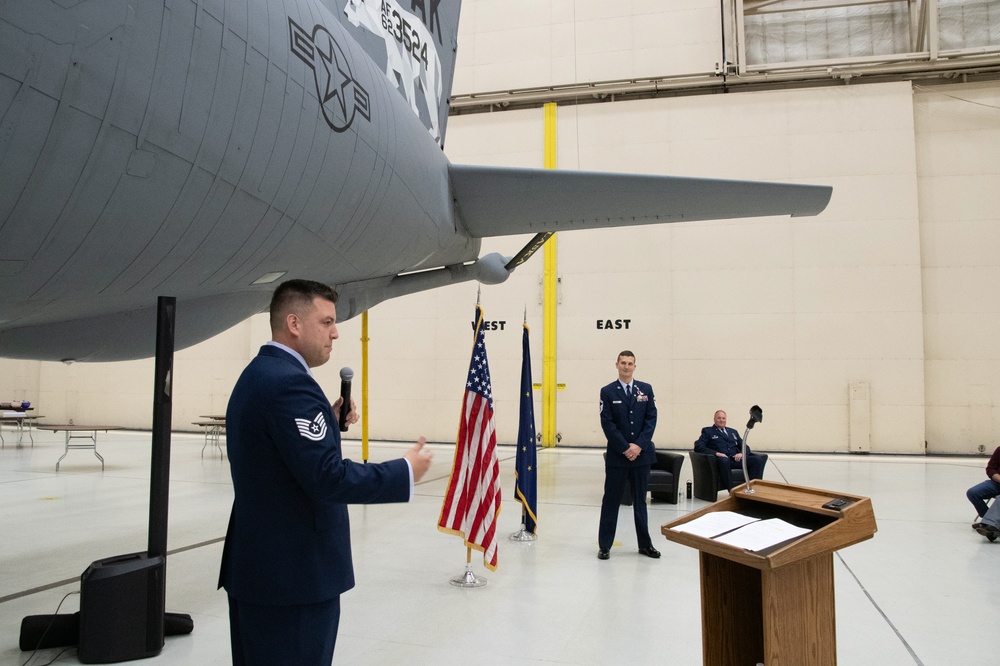 Ebinger Retires from 168th Wing