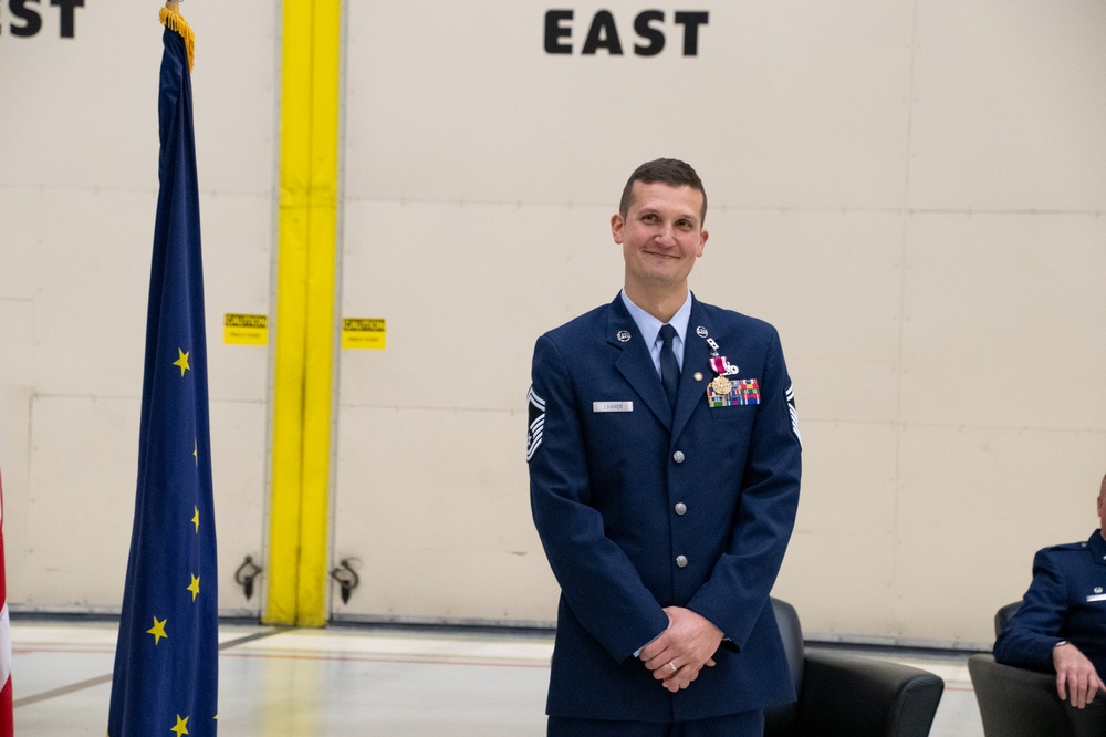 Ebinger Retires from 168th Wing