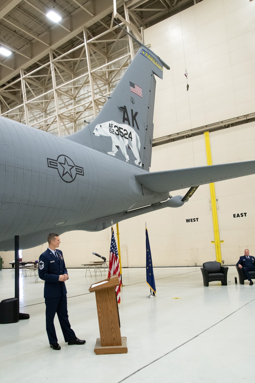 Ebinger Retires from 168th Wing