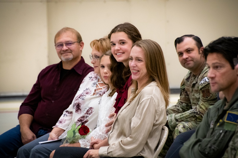 Ebinger Retires from 168th Wing