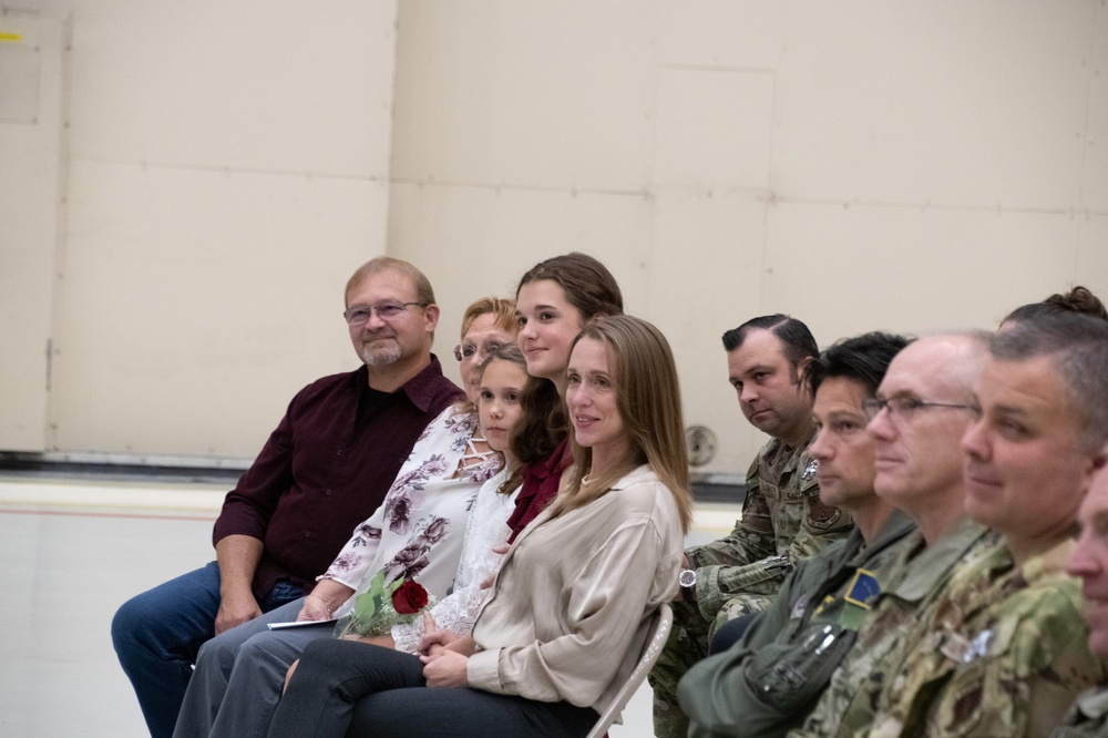 Ebinger Retires from 168th Wing