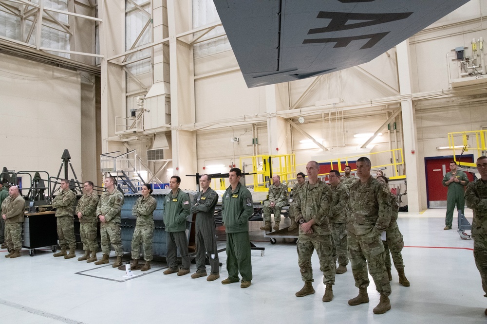 Ebinger Retires from 168th Wing