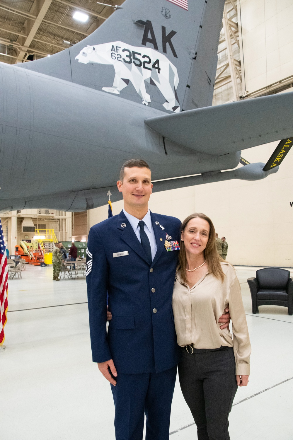 Ebinger Retires from 168th Wing