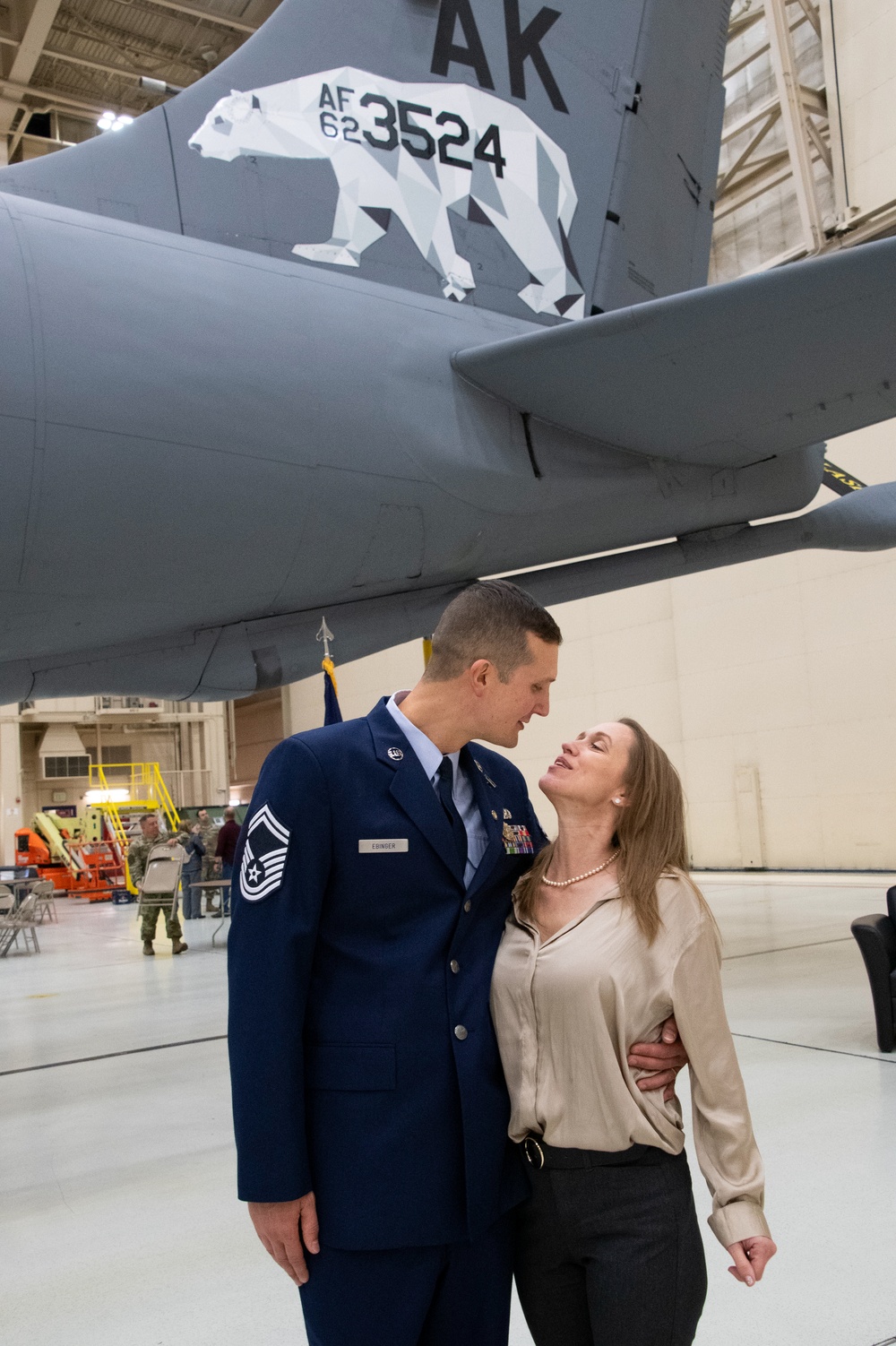 Ebinger Retires from 168th Wing