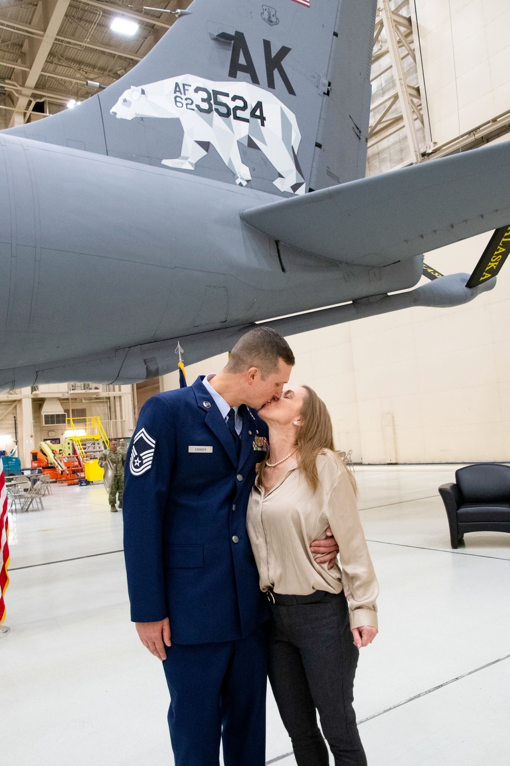 Ebinger Retires from 168th Wing