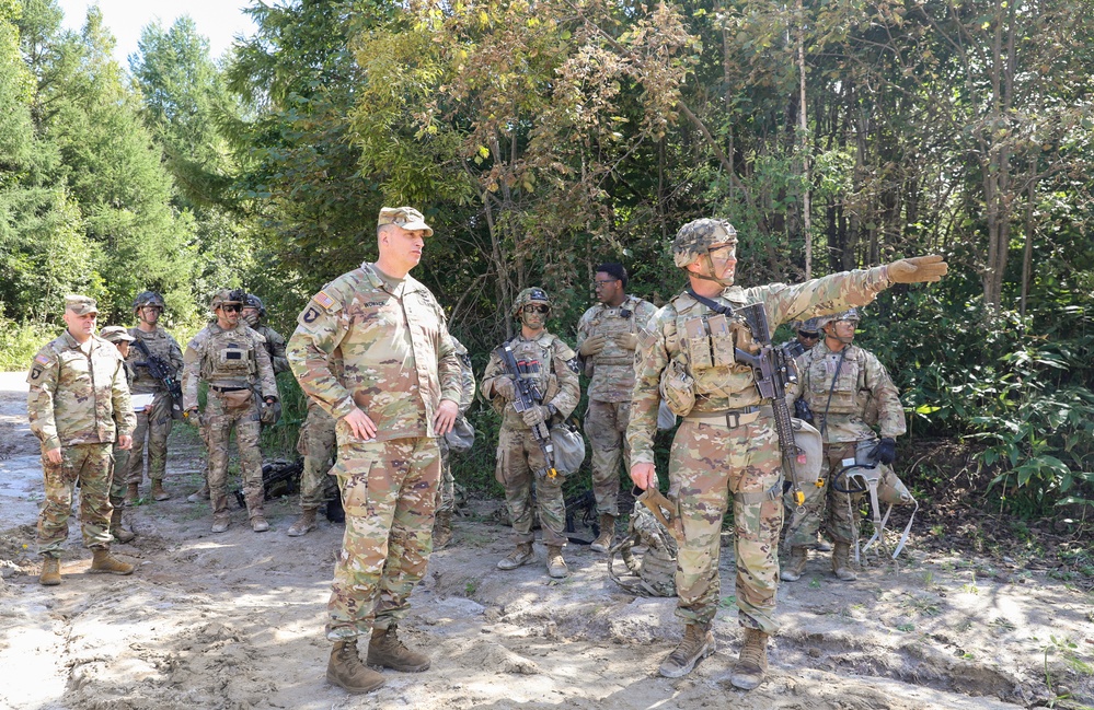 Orient Shield 23 USARJ general visits KTA, Japan