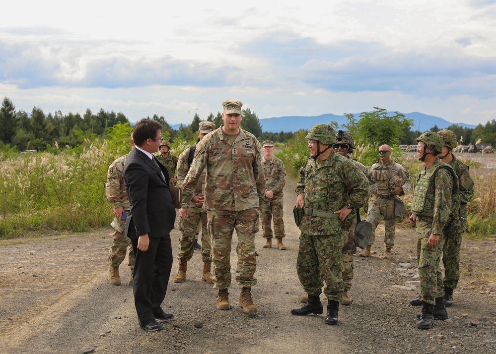 Orient Shield 23 USARJ general visits KTA, Japan