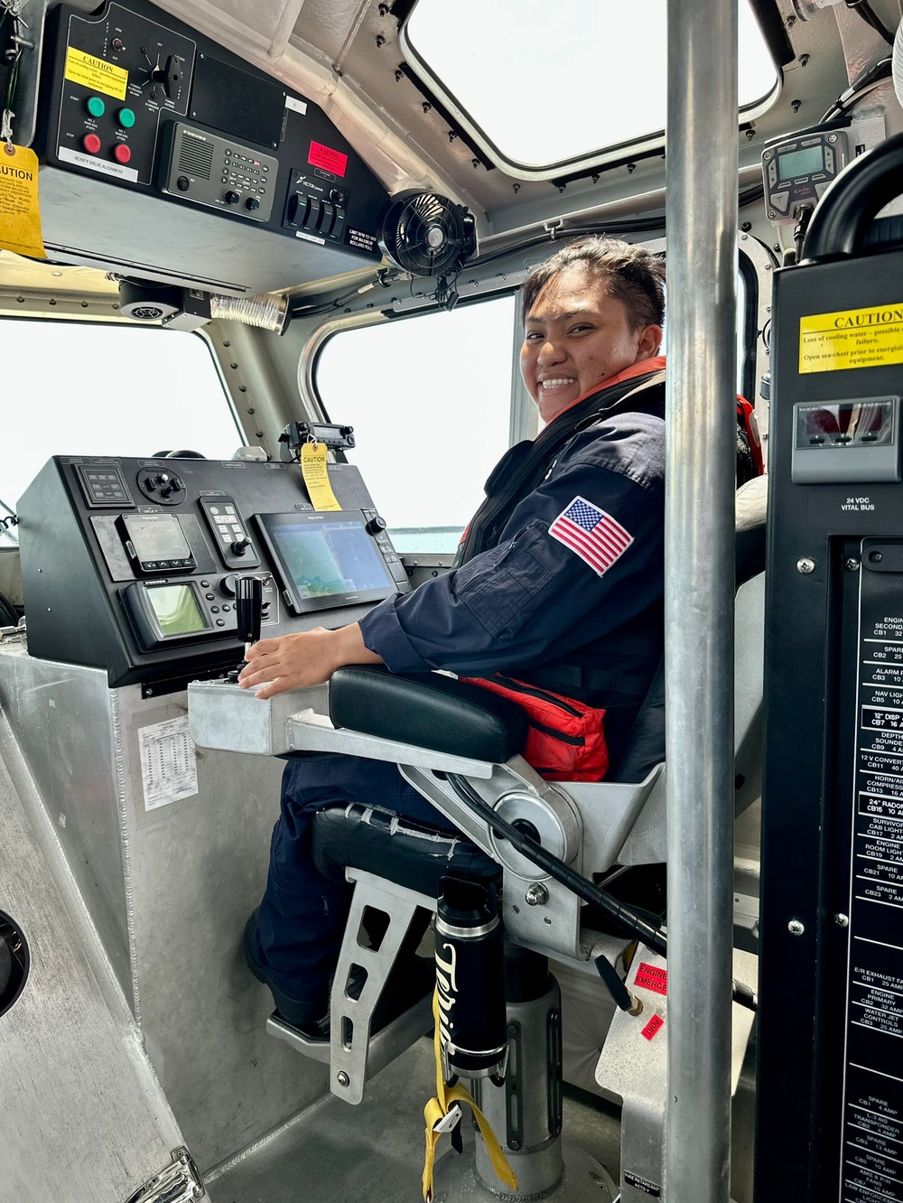 USMMA cadets intern in Guam with U.S. Coast Guard