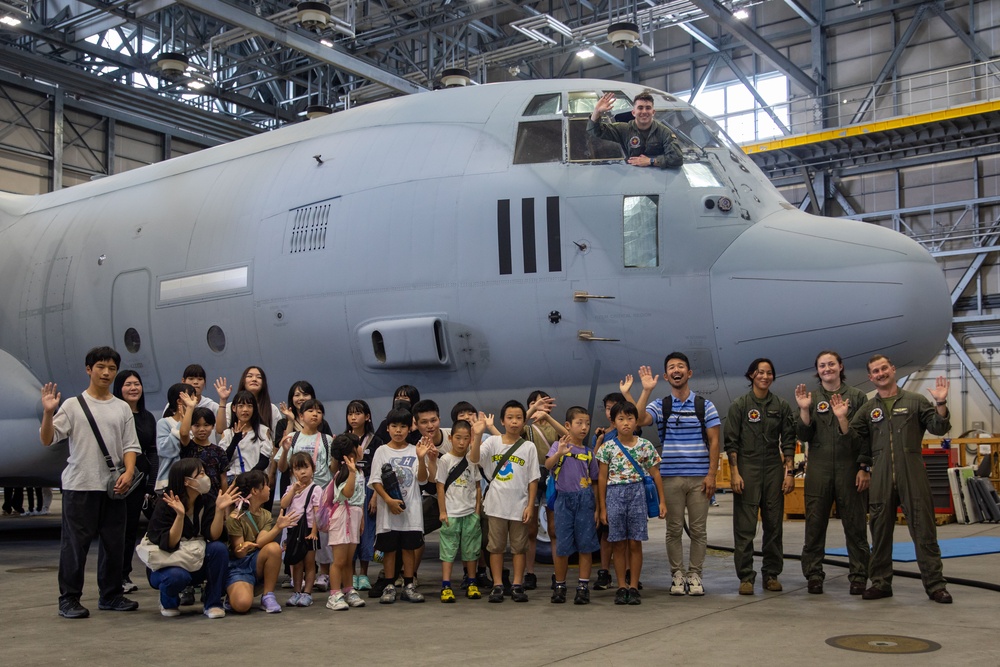 Giving Back: Marine Corps Air Station Iwakuni Station hosts a community relations event with VMGR-152