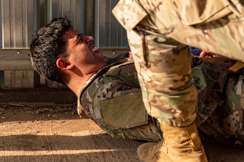 776 EABS, Task Force - Tomahawk, conduct mass casualty exercise