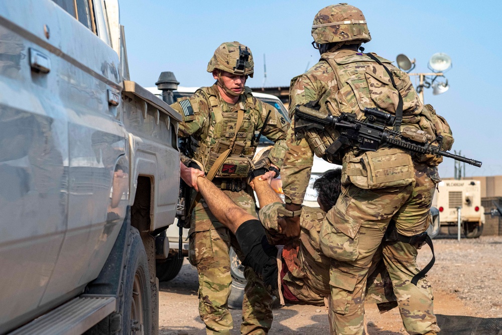 776 EABS, Task Force - Tomahawk, conduct mass casualty exercise