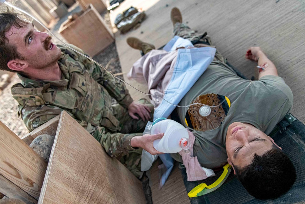 776 EABS, Task Force - Tomahawk, conduct mass casualty exercise