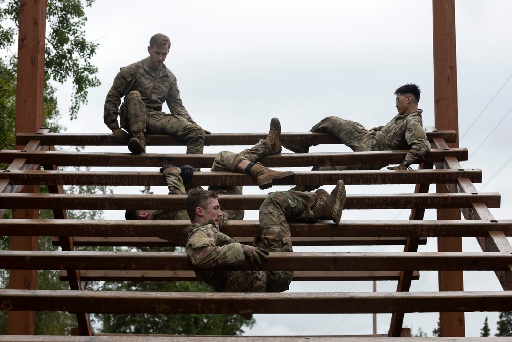 University Alaska Army ROTC cadets develop soldiering skills during Operation Resolute Phoenix