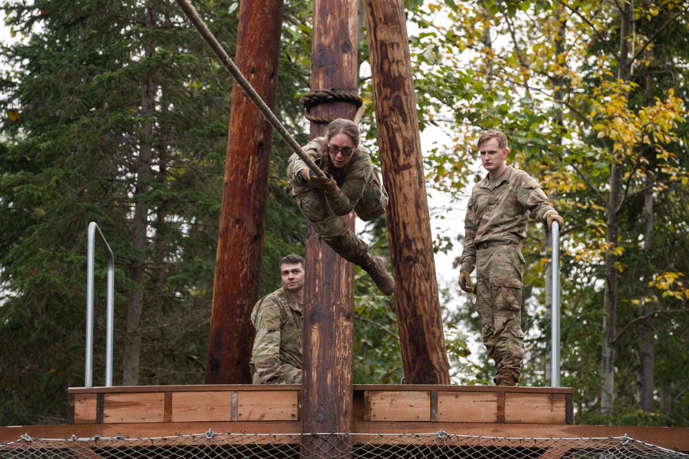 University Alaska Army ROTC cadets develop soldiering skills during Operation Resolute Phoenix