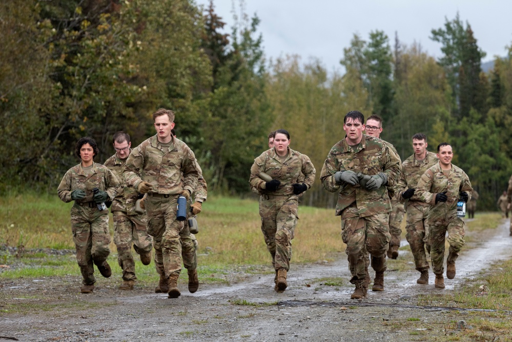 University Alaska Army ROTC cadets develop soldiering skills during Operation Resolute Phoenix