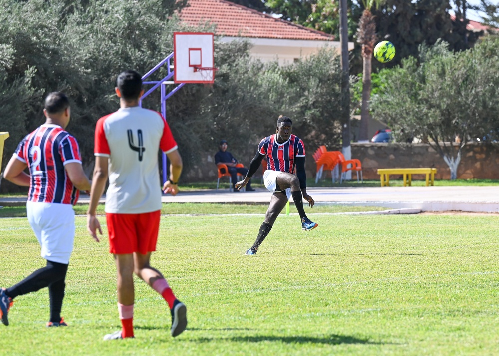 Partner Olympics features soccer tournament at African Lion 23