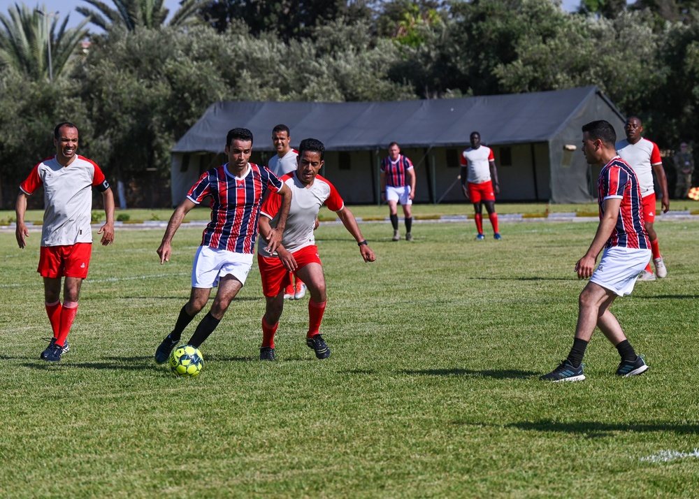Partner Olympics features soccer tournament at African Lion 23