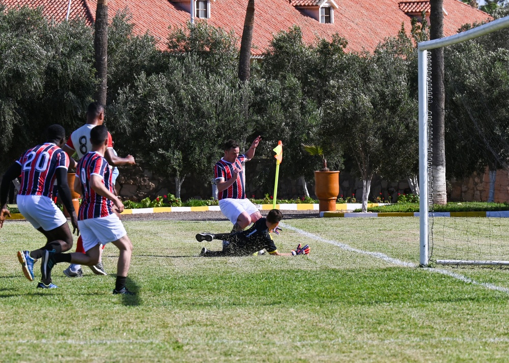 Partner Olympics features soccer tournament at African Lion 23