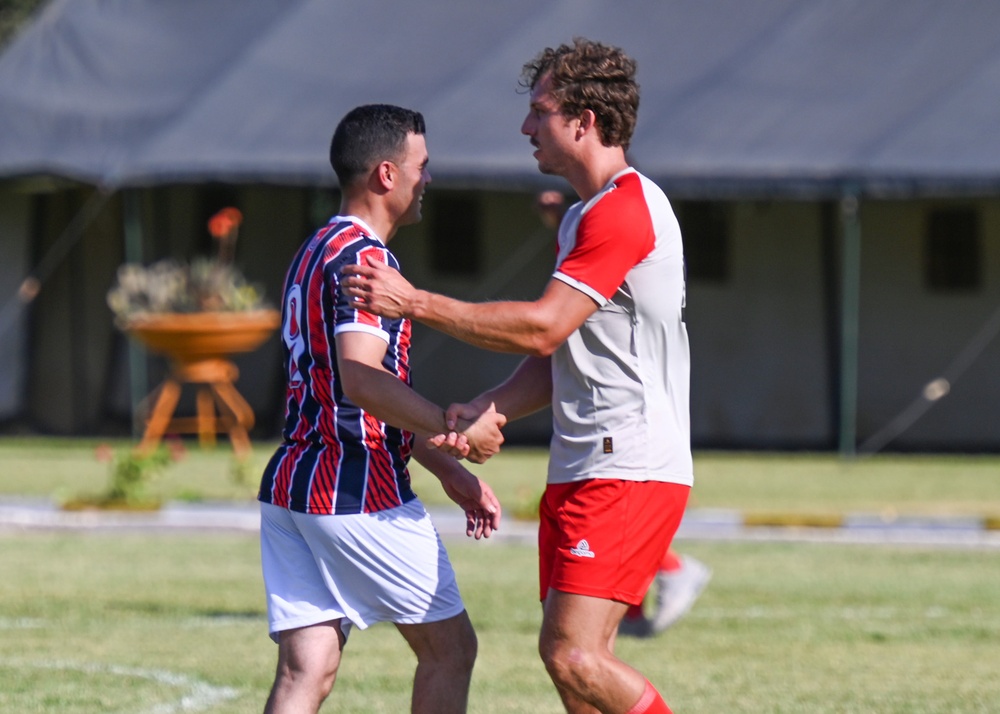 Partner Olympics features soccer tournament at African Lion 23