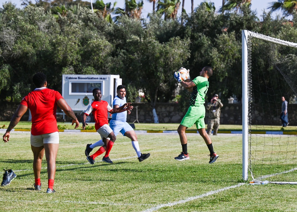 Partner Olympics features soccer tournament at African Lion 23