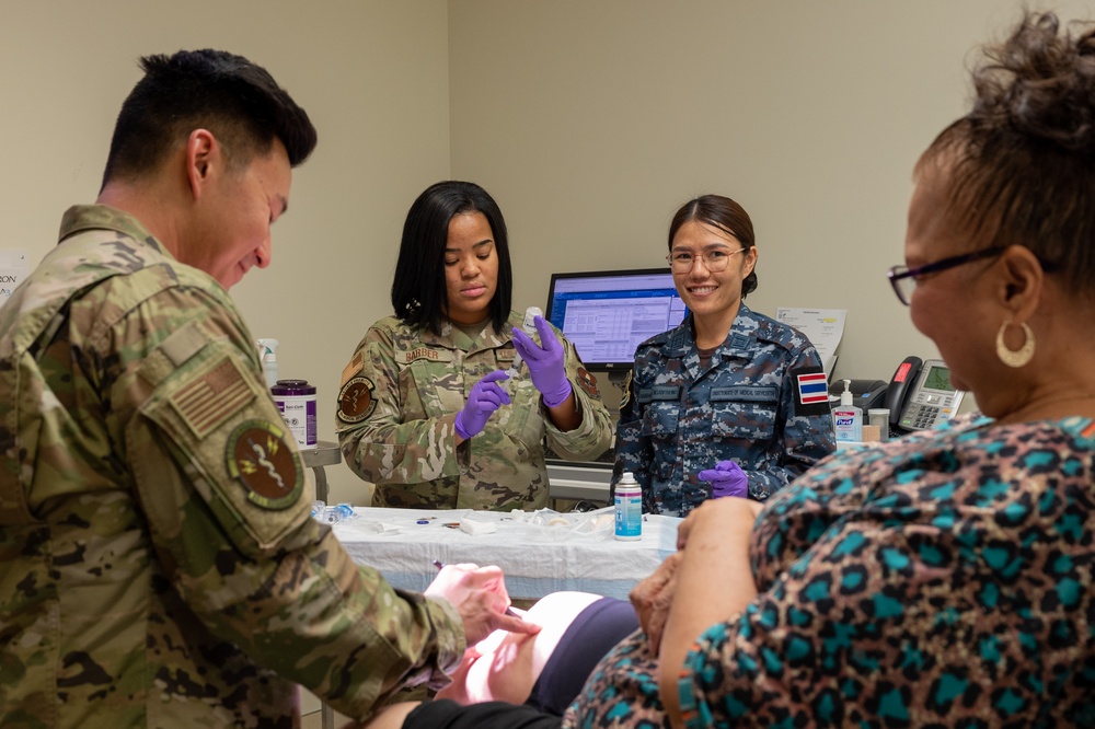 Royal Thai Air Force nurses team up with 59th MDW for U.S. healthcare collaboration