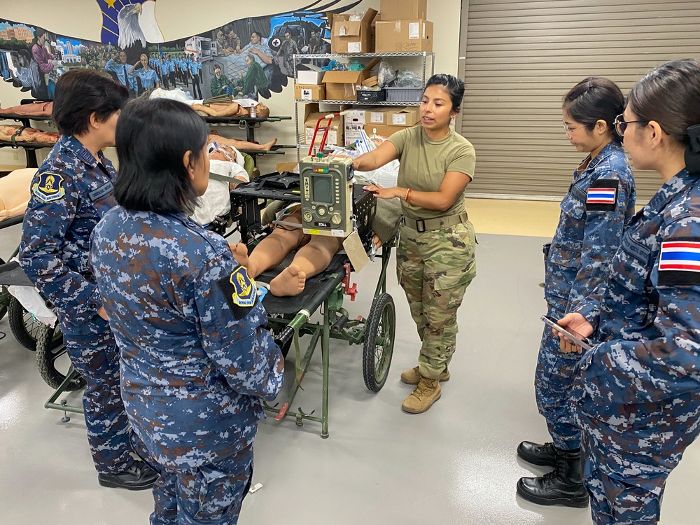 Royal Thai Air Force nurses team up with 59th MDW for U.S. healthcare collaboration