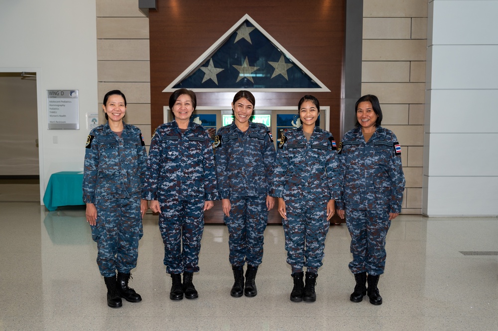 Royal Thai Air Force nurses team up with 59th MDW for U.S. healthcare collaboration