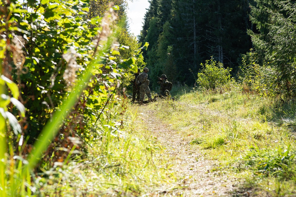 Maryland Infantry Teaches Ambush Tactics to Estonian Defence League Members