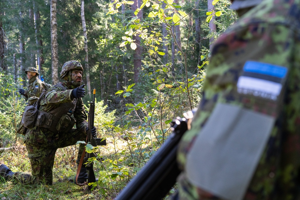 Maryland Infantry Teaches Ambush Tactics to Estonian Defence League Members