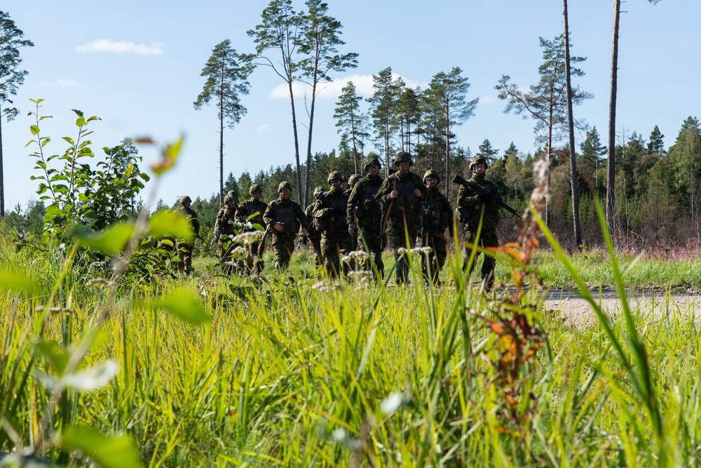 Maryland Infantry Teaches Ambush Tactics to Estonian Defence League Members