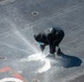 Sailor Clears Sprinkler