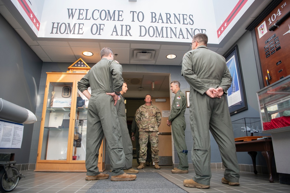 DVIDS - Images - Lt. Gen. Nordhaus visits 104FW, recognizes superior ...