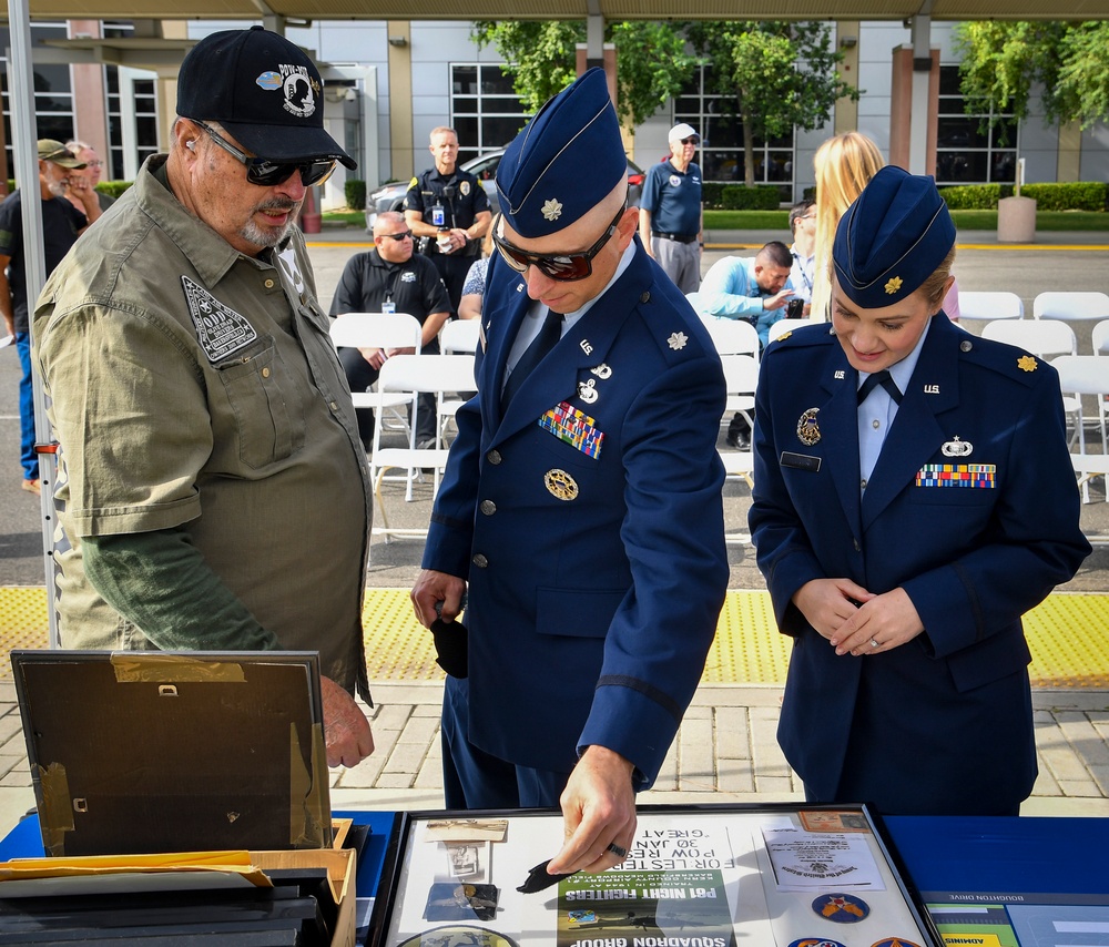 547th Night Fighter Squadron honored with WWII plaque dedication