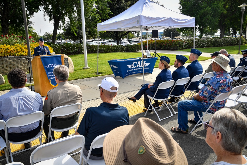 547th Night Fighter Squadron honored with WWII plaque dedication