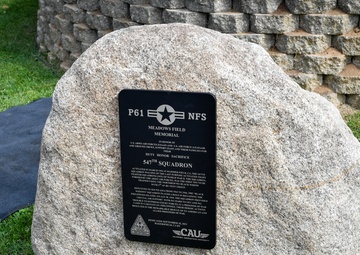 547th Night Fighter Squadron honored with WWII plaque dedication