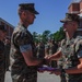 HM3 Campbell receives a Navy and Marine Corps Achievement Medal
