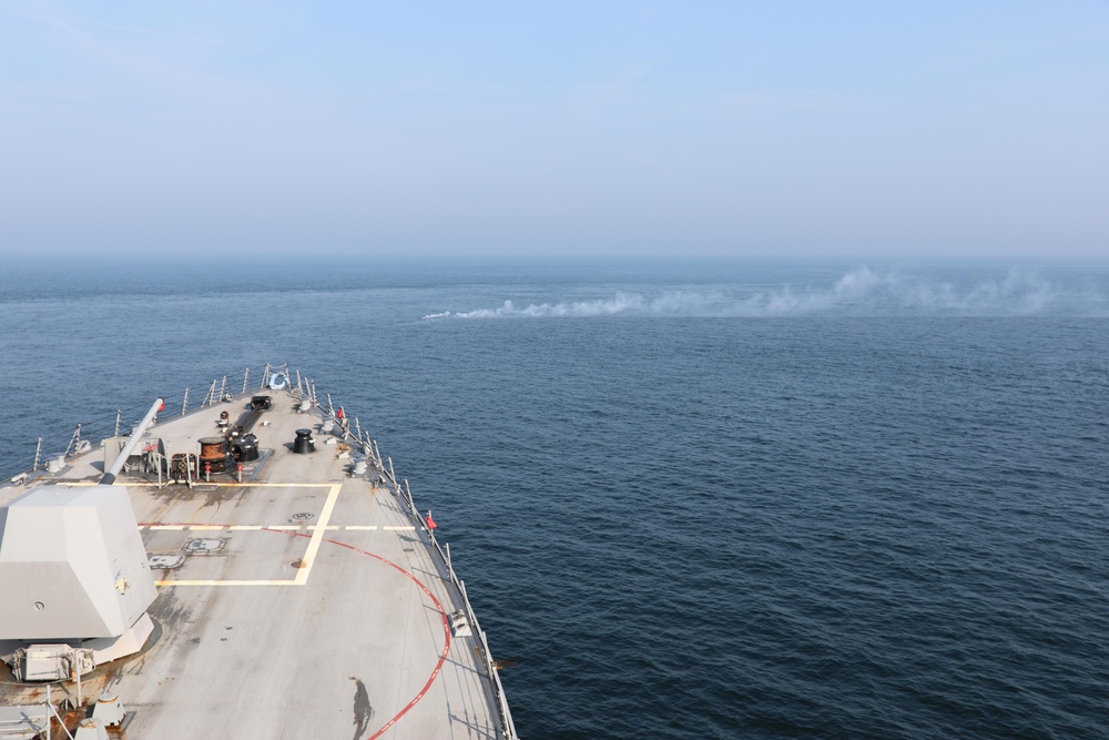 USS Paul Ignatius Man Overboard Drill