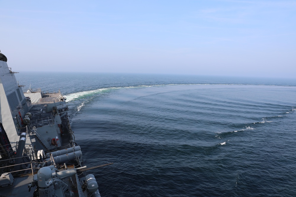 USS Paul Ignatius Man Overboard Drill