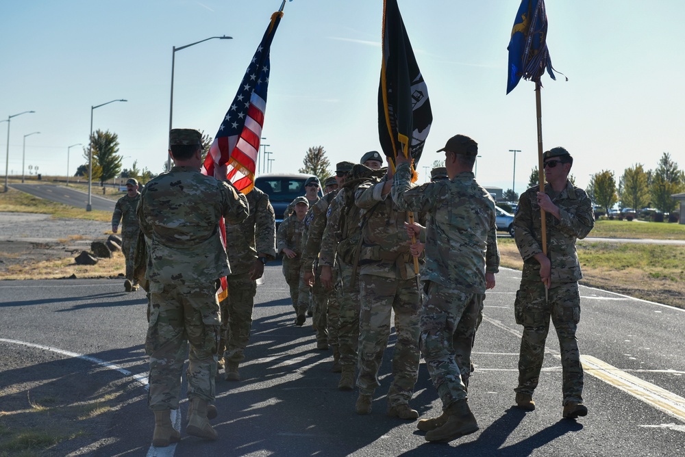 Team Fairchild completes 24-hour ruck march in remembrance of POW/MIA