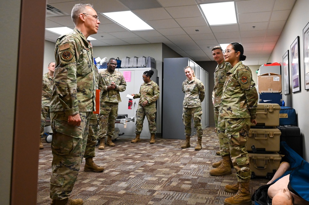 AETC senior medical leaders visit Mighty 97th